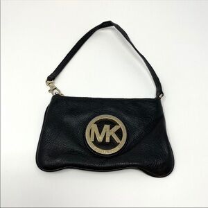 Michael Kors Pebbled Leather Wristlet